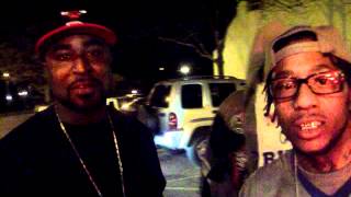 Young Buck and Kae State at Rollin Video Shoot