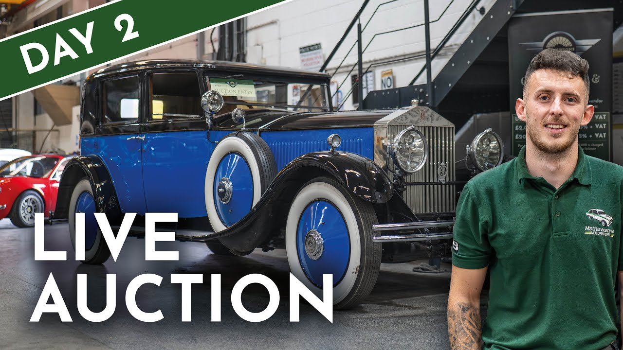 LIVE CLASSIC CAR AUCTION | 900 Lots! | Mathewsons May Auction Day 2