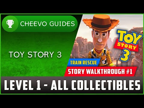 Toy Story 3 - Train Rescue (Level 1 - All Collectibles) *Achievement / Trophy Guide*