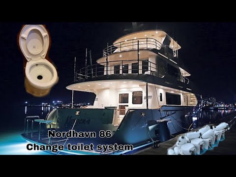 Nordhavn 86, Change toilet system after 8 years from vacuum to macerator system