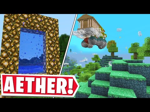 Minecraft Highlands! - Minecraft Mods 2 - Portal Gun And Aether
