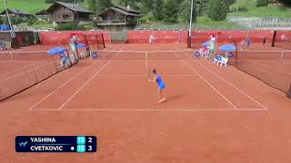 Ekaterina Yashina vs Anastasija Cvetkovic Highlights | W35 Verbier R32