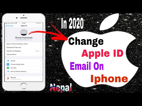 How to change apple id email address on iphone in...