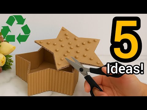 "From trash to treasure! 😍♻️ 5 unique ideas for the most luxurious home decoration"