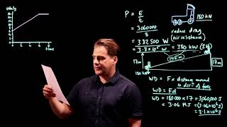 Download the video "Work, Power, Velocity-Time Graphs.  IGCSE Physics Edexcel June 2017 Paper IP Q8"