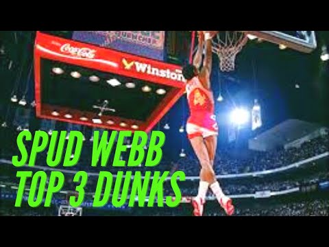 SPUD WEBB TOP 3 DUNKS OF CAREER!