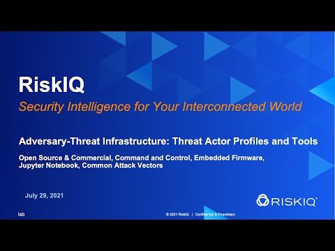 Adversary-Threat Infrastructure: Threat Actor Profiles and Tools