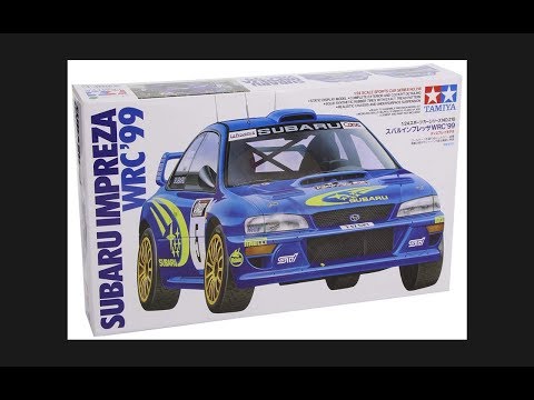 Tamiya 24218 1/24 Subaru Impreza WRC '99 in box review