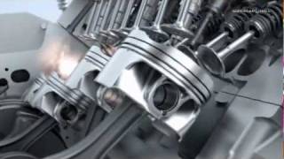 Работа двигателя и трансмиссии BMW М5.