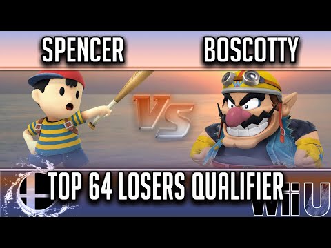 Smash'N'Splash 4  Top 64 Losers Qualifier - CsG | Spencer (Ness) vs  BoScotty (Wario)