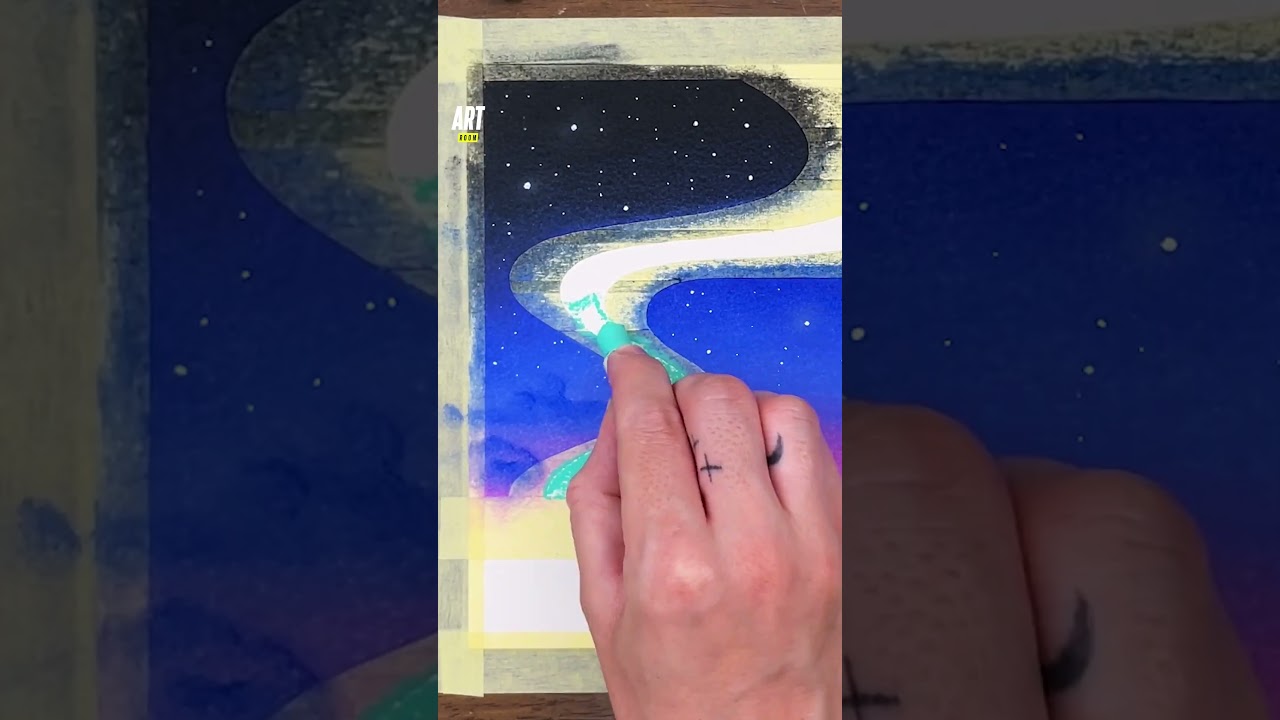 I make a retro-futuristic drawing 👽🔥