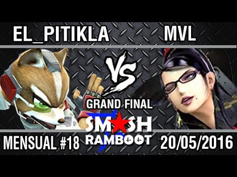 [SmashxRamboot #18] El_Pitikla (Fox,Palutena) Vs. MVL (Sheik,Bayonetta) Grand Finals