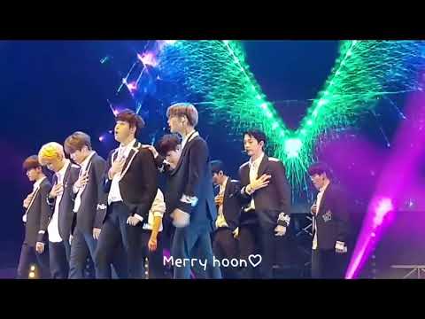 180121 WANNA ONE NEVER Performance😱Jihoon stop being so rude😭close Up🔥1st Fan Meeting in JAKARTA