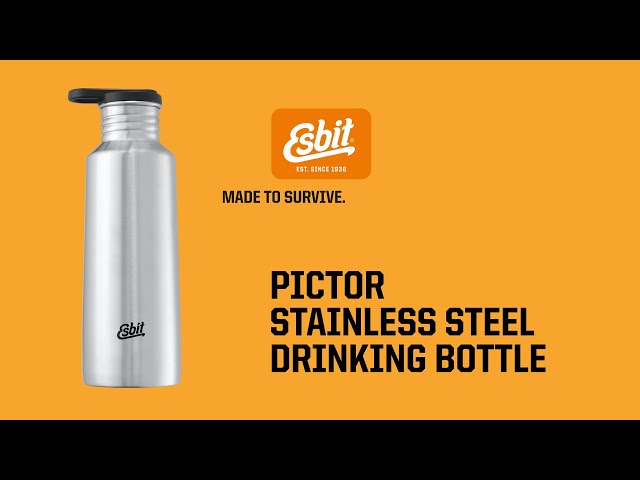 Видео Термофляга Esbit IB550PC-WB Pictor 550ml Thermal Bottle (Water Blue/Silver)