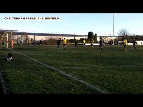 BINFIELD FC TV   CHELTENHAM SARAS 0 4 BINFIELD   Hellenic Premier Div   13 02 02