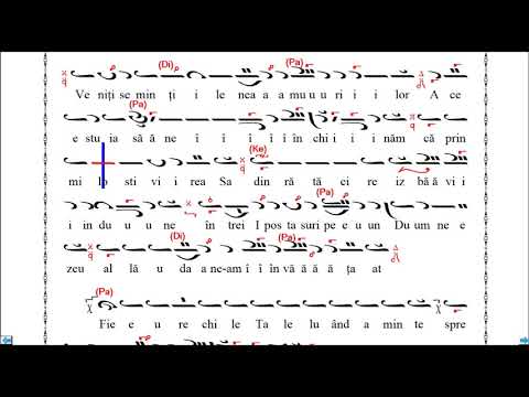 Stihirile Învierii (Glasul 5), Anastasimatar V. Ojog - versiune instrumentală (Melodos) - clip 2