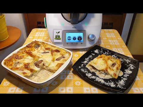 Lasagne funghi e salsiccia per bimby TM7 TM6 TM5 TM31