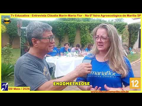 Tv Eduvcativa -entrevista Claudia Marin - Maria Flor - Na 8ª Feira Agro Ecologica de Marília SP 19/05/2026