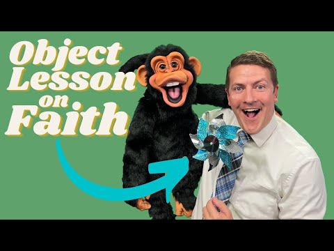 Sunday School Object Lesson On - Faith - With A Pin Wheel