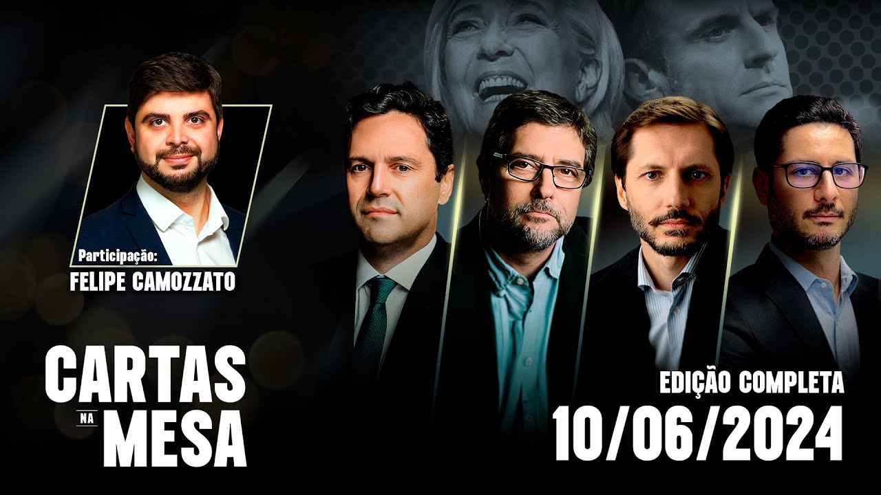 DIREITA DOMINA ELEIÇÕES NA EUROPA – part. Felipe Camozzato | Cartas Na Mesa – 10/06/24