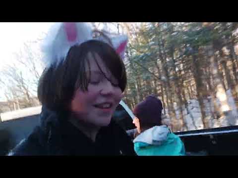 Best Uber Ever! ☆☆☆☆☆ Down East Mountain, VT in the bed of a Duramax Turbo Diesel Chevy Pickup Truck