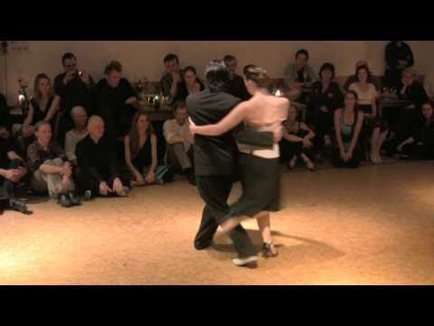  Ariadna Naveira  and  Fernando Sanchez  are  dancing  to  the  tango  "  Maipo  "