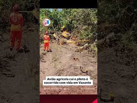 avião agrícola cai em vazante mg ĺ