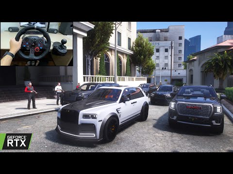 GTA 5 - Rolls-Royce Cullinan KEYVANY - MAFIA GANG WAR & CONVOY