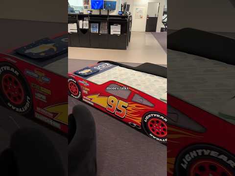 Lightning McQueen Bed #disneycars #lightningmcqueen #kachow #moneytalks