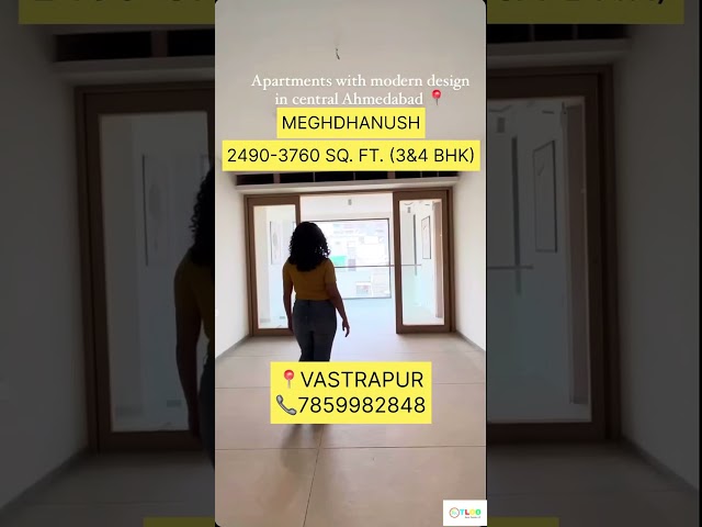 3 BHK Flats at Meghdhanush, Vastrapur Ahmedabad | Premium Luxury Residence