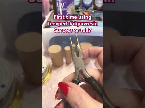 Wow @teexpert.official #uvdipresin first time using! Think success or fail? #resinart #uvcoating