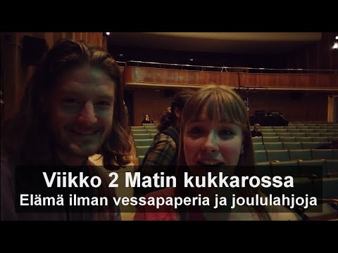 Viikko 2: Elämä ilman vessapaperia ja joululahjoja