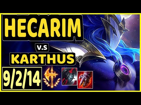 SVENSKEREN (HECARIM) vs KARTHUS - 9/2/14 KDA JUNGLE GAMEPLAY - NA Ranked GRANDMASTER