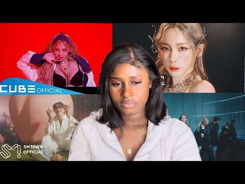FIRST TIME REACTING TO KPOP SOLO ARTIST KAI, HYUNA, TAEYEON & BOA P.T 2