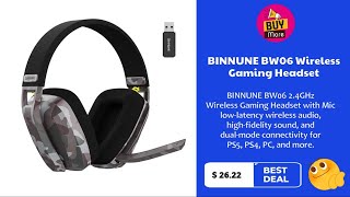 BINNUNE BW06 Wireless Gaming Headset