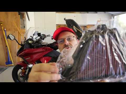 Ninja 1000 / Z1000 Air Filter Change Using K&N Filter