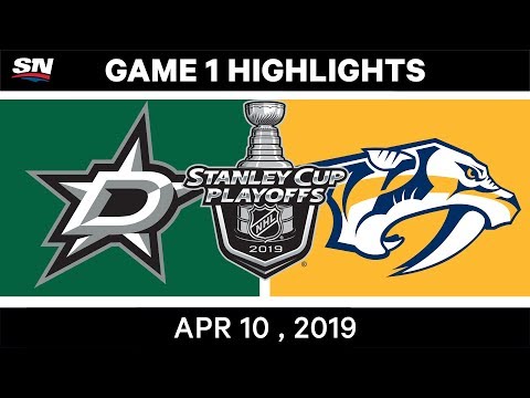 NHL Highlights | Dallas Stars vs Nashville Predators, Game 1 - April 10, 2019