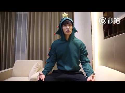 151224 LAY Studio Weibo Update   Christmas