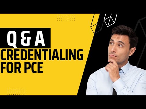 Credentialing for PCE: "Frequently Asked Questions" For CAPR  Credentialing | PCE Exam Preparation