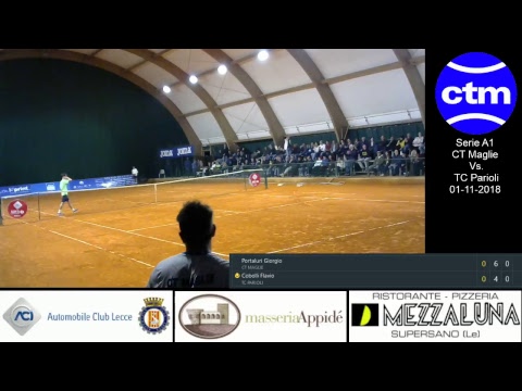 2018-11-01 Yannick Jankovits Vs. Ante Pavic - Giorgio Portaluri Vs. Flavio Cobolli 1/3