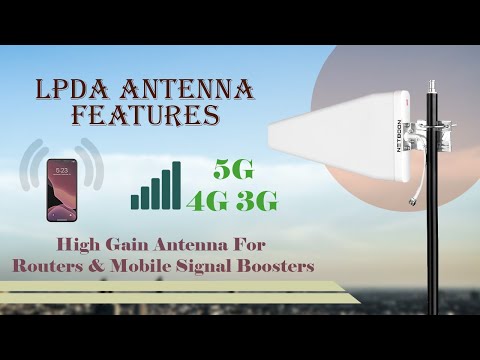 5g 12dbi directional lpda antenna 698 to 4000mhz frequency r...