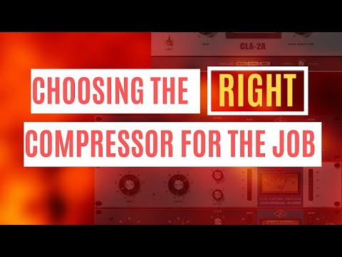 CHOOSING THE RIGHT COMPRESSOR  FOR THE JOB