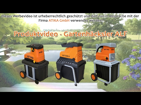 ATIKA Produktfilm - Gartenhäcksler ALF