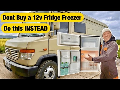 How to simply convert a 240v Fridge Into 12v For Ultimate Van Life Adventures!