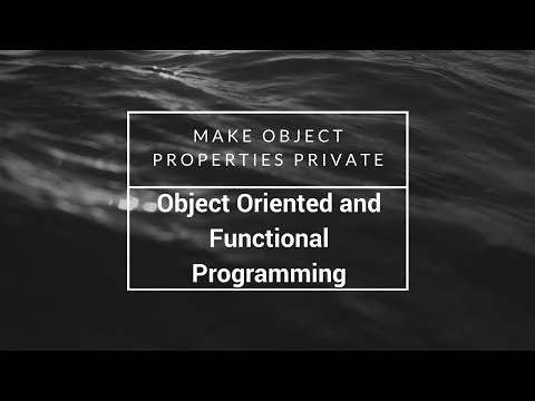 Make Object Properties Private Freecodecamp Tutorial