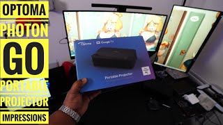 This Portable Laser Projector Can Actually Game | Optoma Photon Go