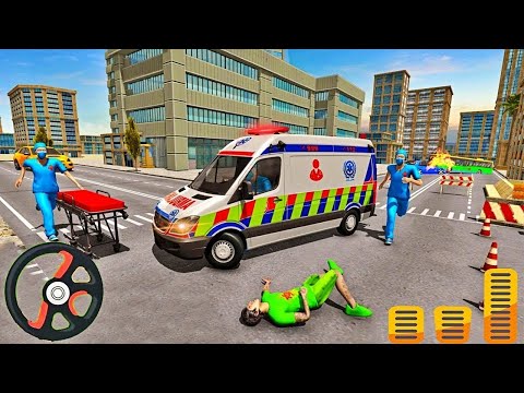 Ambulance Rescue Driving 2023 - City Emergency Duty Simulator - Android GamePlay 