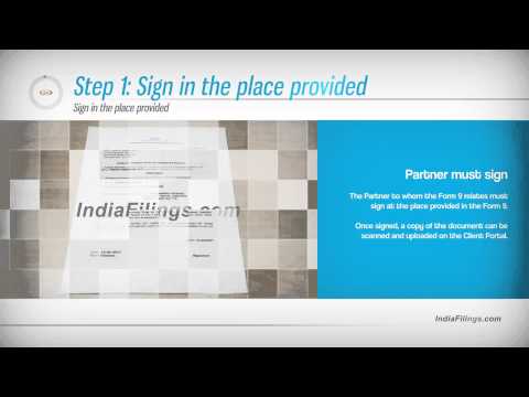 LLP Registration Guide - LLP Form 9