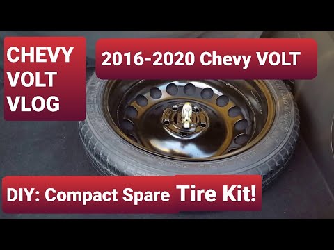 DIY: 2016 - 2019 Chevy Volt Spare Tire Mount and jack tools
