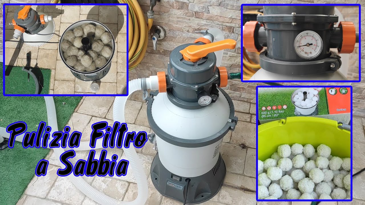 Pulizia Completa del Filtro a Sabbia per Piscine di Fine Estate